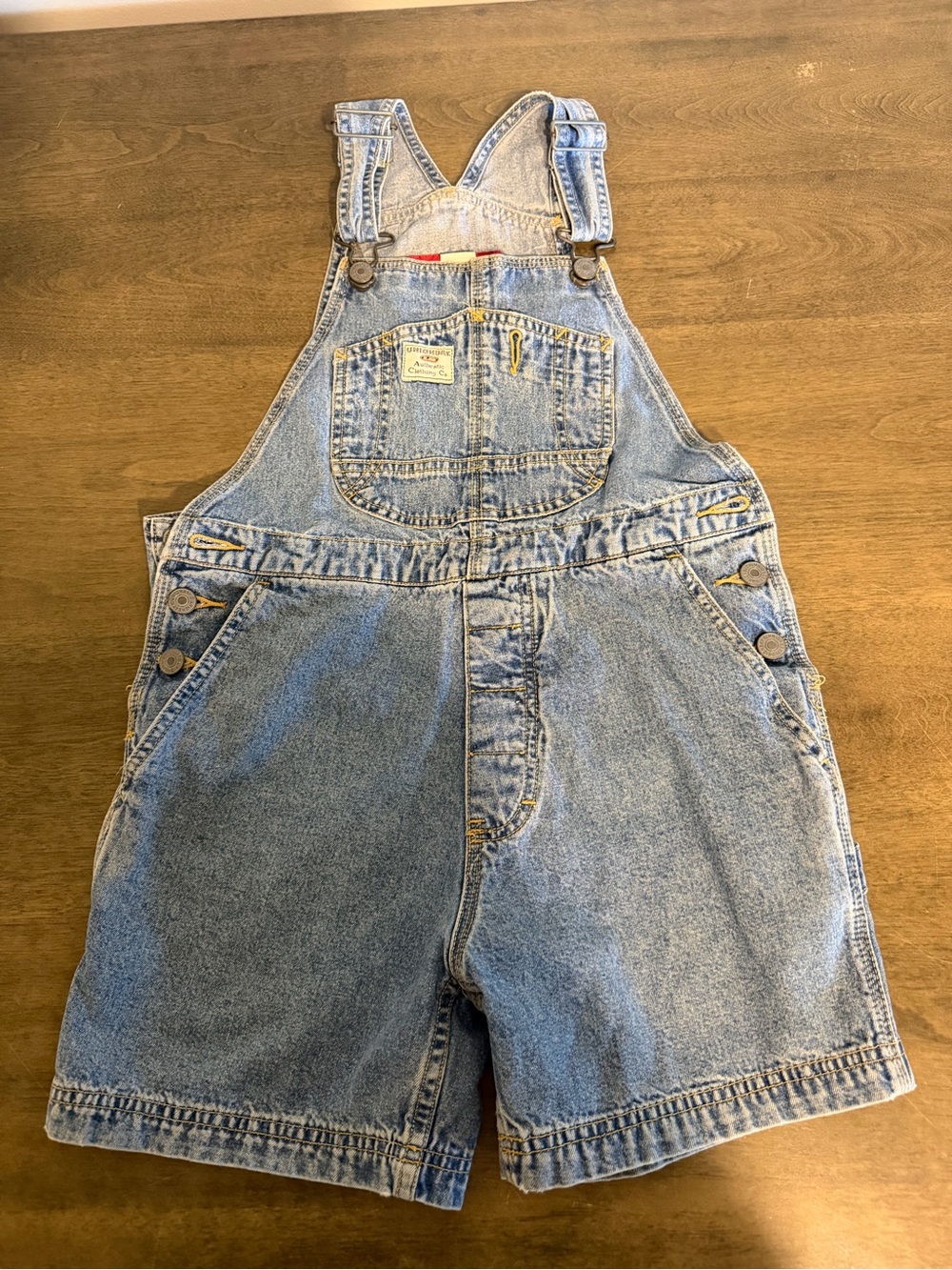 Vintage Unionbay Women's Small Denim Shortall Overalls Light Wash 90s Y2K
